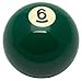 American Shifter 96051 Solid Green 6 Ball Billiard Pool Shift Knob