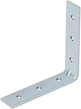 IMPEX Angle Bracket for Reinforcing Chairs and Tables | Pack of 24 |Shelf Bracket |Zinc Plated L Shape Bracket | Solid Shelf Support Joint Right Corner Brace (100 X 100 MM)