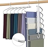 Rutschfestes Design: Das gebogene Design des Edelstahlrohrs kann das Verrutschen der Kleidung wirksam verhindern, und die transparente Anti-Rutsch-Kappe kann verhindern, dass die Kleidung zerkratzt wird. Sie müssen sich keine Sorgen mehr machen, Ihre Garderobe zu ruinieren. Der Haken hat eine starke Tragfähigkeit, er ist stark und einfach zu bedienen.