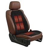 Bocvam Universal Car Seat Cushion, Premium Comfort Velour Car Seat Covers for Front Seats with Non-Slip Backing, Fits Driver or Passenger in Cars, Trucks, SUVs & Vans, Black