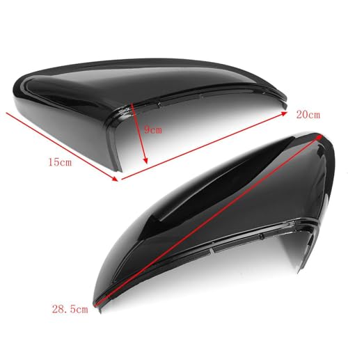 Coque de rétroviseur Golf 7 R droit cassée ? Remplacez-la par ce capuchon ABS noir