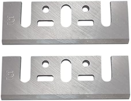 FOXBC 3-1/4 Inch 82mm TCT Carbide Planer Blades Replacement For Makita 1900B, KP0810, KP0800K, DeWalt D26676, DW6655, DW680, Bosch 1594 PA1205, Ryobi and most Hand-Held Planer
