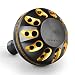 GOMEXUS Power Knob Compatible for Shimano Nasci Sedona FI Sahara FI Daiwa Certate Exceler LT Freams 2500-4000 Spinning Reel Handle Replacement Direct 38mm Metal Round