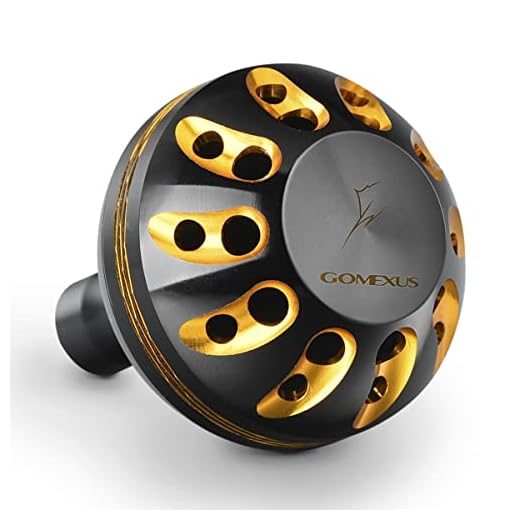 GOMEXUS Power Knob Compatible for Shimano 17 18 Sahara 500-5000 Daiwa 18 Tatula LT 1000-4000 Direct Penn Battle II 1000-5000 Drill Fitment Spinning Reel Handle Replacement 35mm Metal