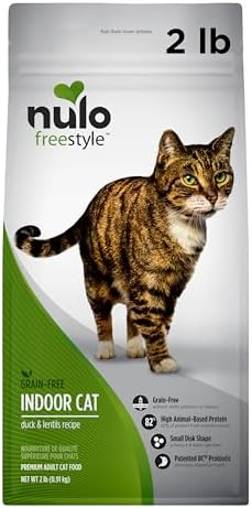 Nulo Freestyle Indoor Cat Food, Supports Weight Management, Premium Grain-Free Dry Small Bite Kibble, All Natural Animal Protein Recipe with BC30 Probiotic for Digestive Health Support