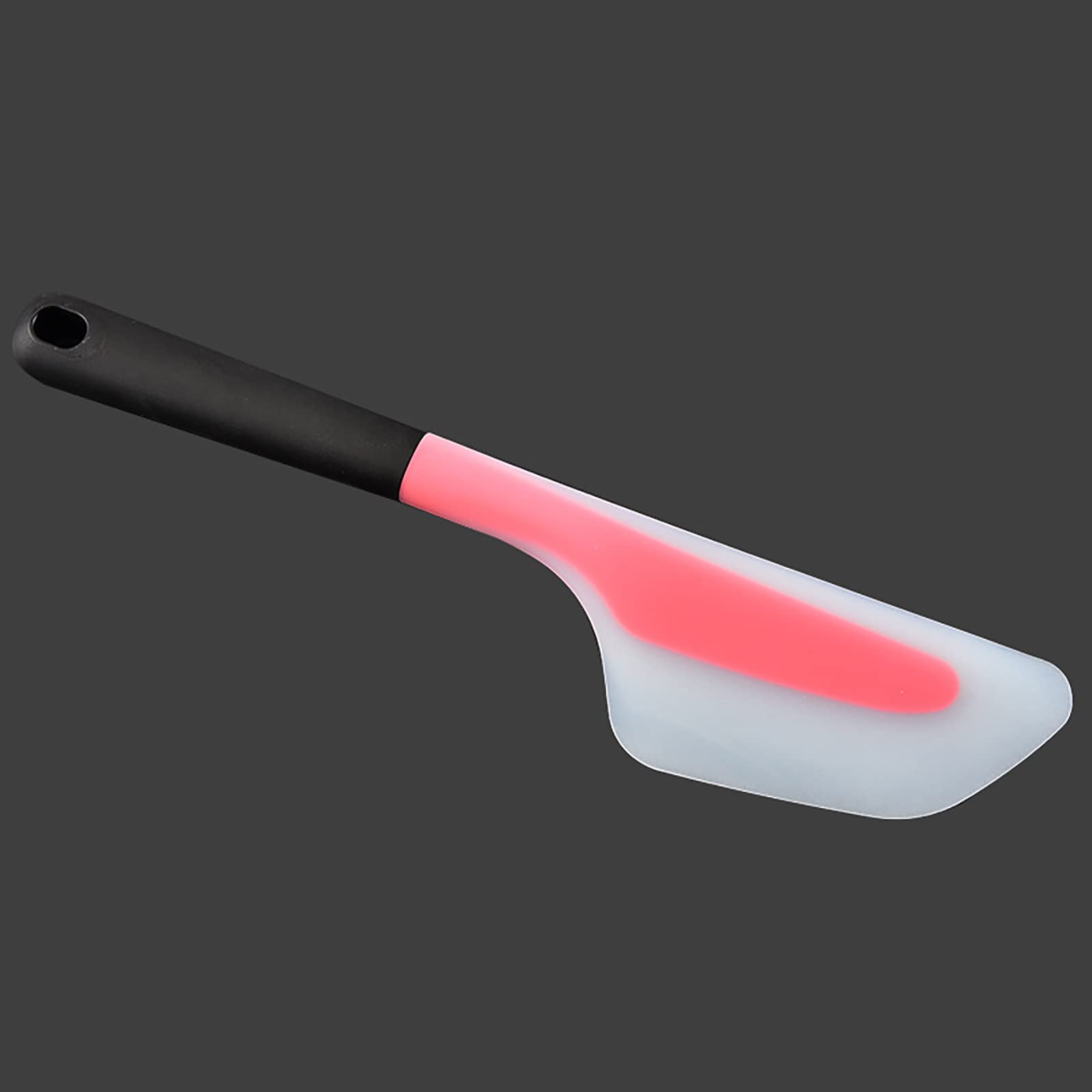 2 Stuks Silicone Spatel Met Lange Steel, 25.4cm Hittebestendig Mini, Anti-Aanbak Kook Gereedschap, Zwart, Voor Omelet, Deeg, Vis, Pannenkoeken, Eieren, Pizza, Steak