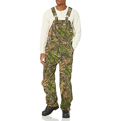 Mossy Oak Men's Mo Cotton Mill 2.0 Hunt Bib One-Piece, Obsession, X-Large Cover