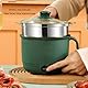 1,5 L Electric Slow Cooker, 600W Edelstahl -Kochtopf mit Anti -Trockendesign und Übermut, Nicht -Stall -Kocher für Heimnummer, Party, Party (EU -Stecker 220 V)