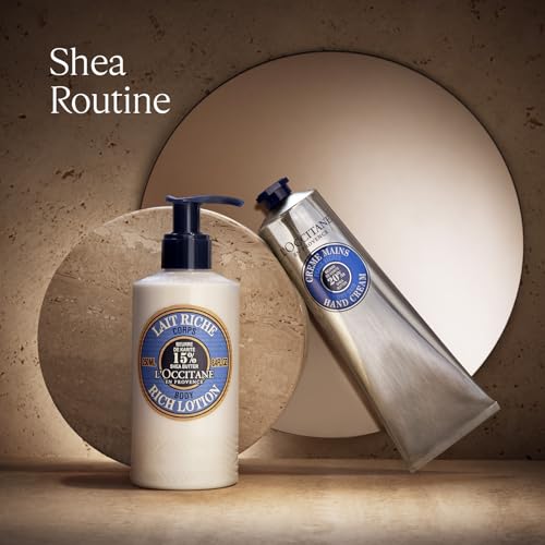 Image of L'Occitane Shea Hands & Body Ultra Rich Wash : Cleanse | Soften | Gentle Foaming Cream | Classic Shea Scent | Prevent Dryness