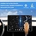 Hyxfcysj 2025 Upgrade Tesla Model Y/3 Screen Protector Accessories Matte [Anti glare Anti Fingerprint] 9H Tempered Glass Screen Protector with Alignment Kit for Model Y(2025-2020)& Model 3（2023-2017）