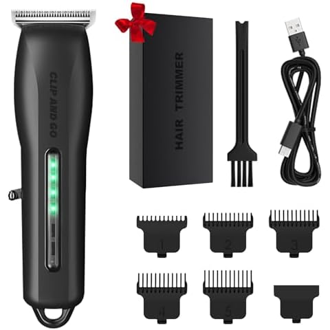BIARCE Beard Trimmer Electric Hair Trimmer for Men Hair Clipper Cordless USB Rechargeable Electric Razor for Cutting Hair Mens Grooming Trimmer Kits Cover