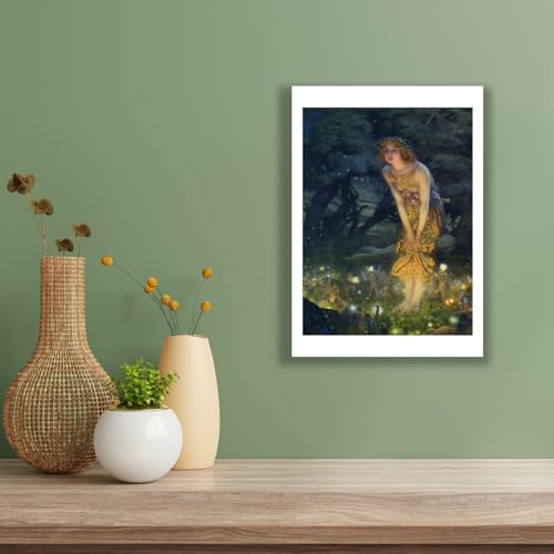 Impression d'art mate Edward Hughes Midsummer Eve affiche decorative salon format moyen - 3