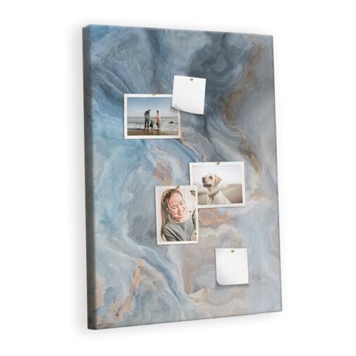 Tableau en liège pour home office et école avec texture marbre élégante
