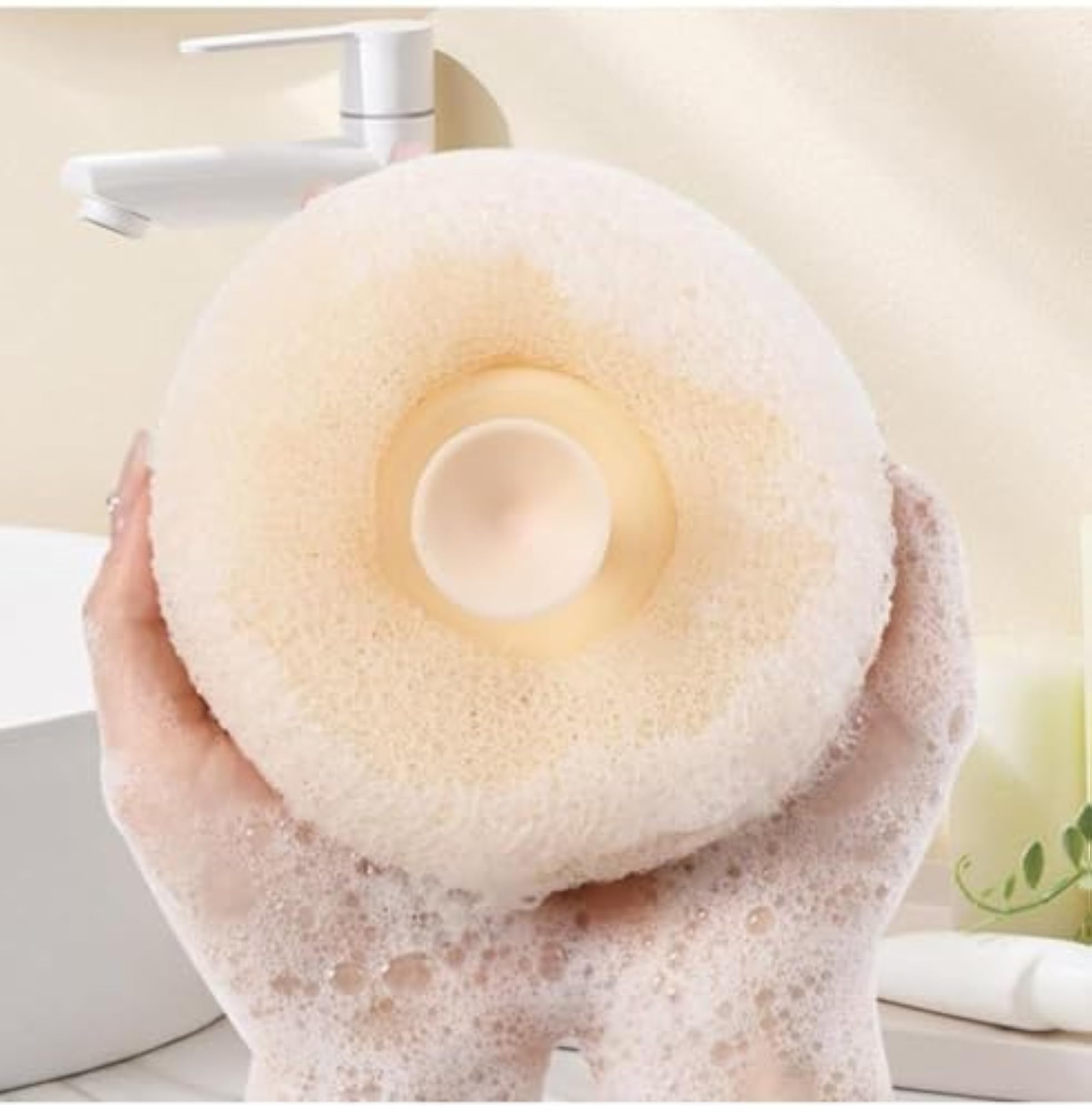 Ultra Soft Bath Shower Scrub Sponge for Gentle Cleansing