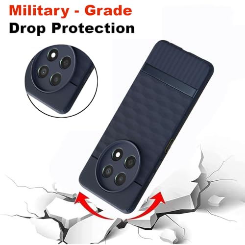 Image of Shockproof Case | Full Camera Protection | TPU Flexible Back Cover for Realme 12 5G / 13 5G / 12x 5G / C65 5G / Narzo 70x 5G / N65 5G (Steel Blue)