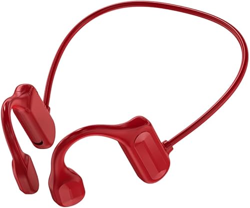 Hugifun Auriculares deportivos Bluetooth de conducción de aire abiertos - Auriculares inalámbricos resistentes al sudor para entrenamientos y correr