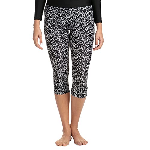 Image of Speedo Women's Endurance 10 Boom Splice Printed Swim Capri