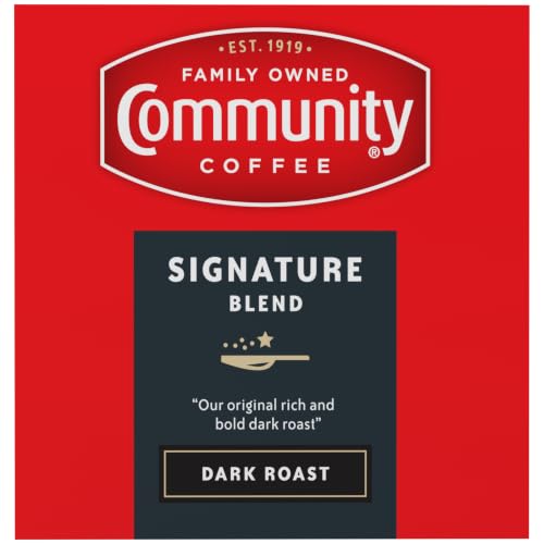 Image of Community Coffee Signature Blend, Dark Roast K-Cup Pods, 10 Count (Pack of 1)