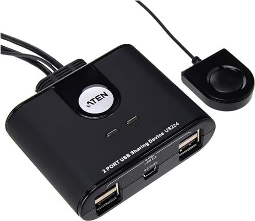 Aten 2-Port Usb 2.0 Peripheral Switch, US224-AT - 5