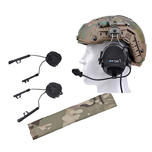 Z TAC Tactical Airsoft Helmet Rail Adapter for Comtac I Comtac II Headset Fast Helmet Accessory Rail Adapter