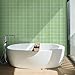 Commomy Thicker Sage Green Peel and Stick Tiles- 10 pcs of 12