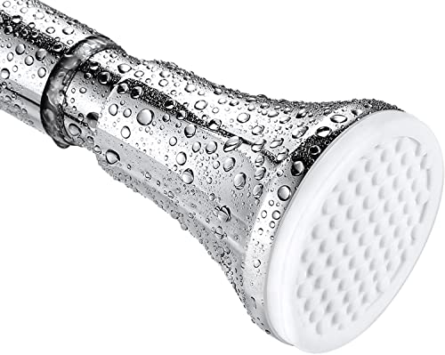 Aifente Shower Curtain Rod 35.8-76.4Inch Stainless Steel Spring Tension Rod No Drilling Shower Curtain Rod Tension Polished 304 Stainless Steel Shower Curtain Rod For Shower, Windows, Doorway. #TOP18