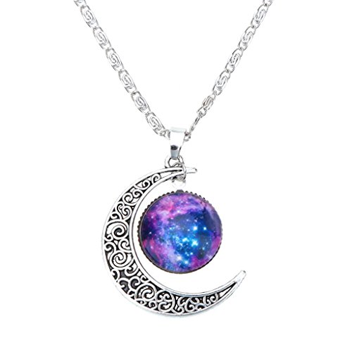 Preisvergleich Produktbild Halskette Kette Anhänger Mond-Retro Schmuck Mode # 10