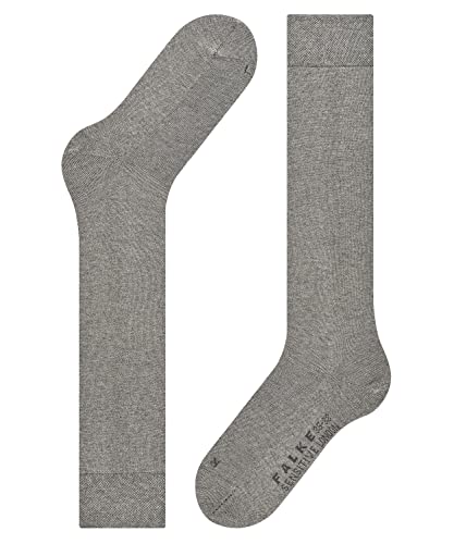 Falke Women's Sensitive London Diabetic Socks, Cotton, Knee-High, Lightweight Soft Knit, Black White More Colors, 1 Pair #TOP4