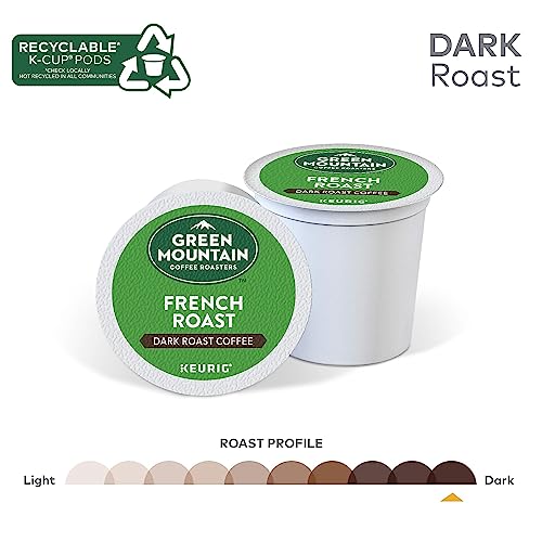 Image of Green Mountain Coffee French Roast, K-Cup Portion Pack for Keurig K-Cup Brewers, 24-Count