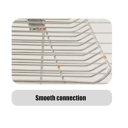 Cage pour oiseaux et support en acier inoxydable au design durable et épuré - 8