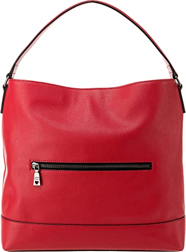 Sac cabas rouge Love Moschino Easy Chain aux finitions luxe - 3