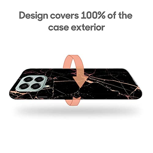 Image of COLORflow Back Cover Compatible with Samsung Galaxy M12 / A12 / F12 | Beautiful Black Golden Marble | Designer Printed Hard CASE Bumper Back Cover Compatible with Samsung M12 / A12 / F12