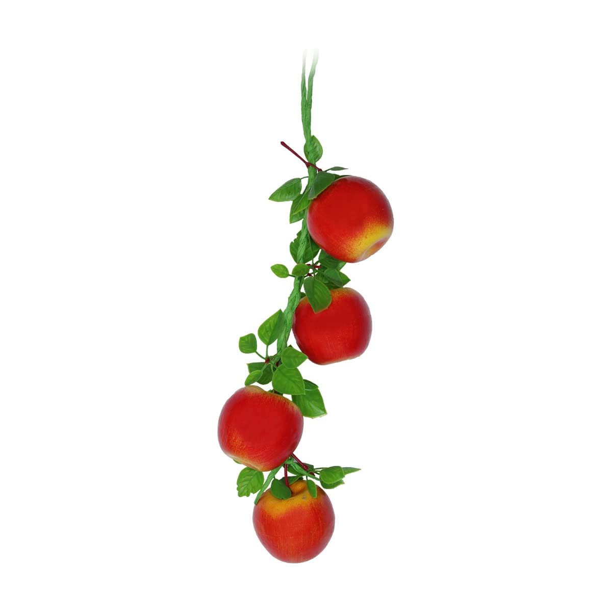 Wonderland Artificial red Apple Fruit String Polyurethane (1 Piece)