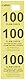 Winco Coat Checks, gelb, 500 pro Box