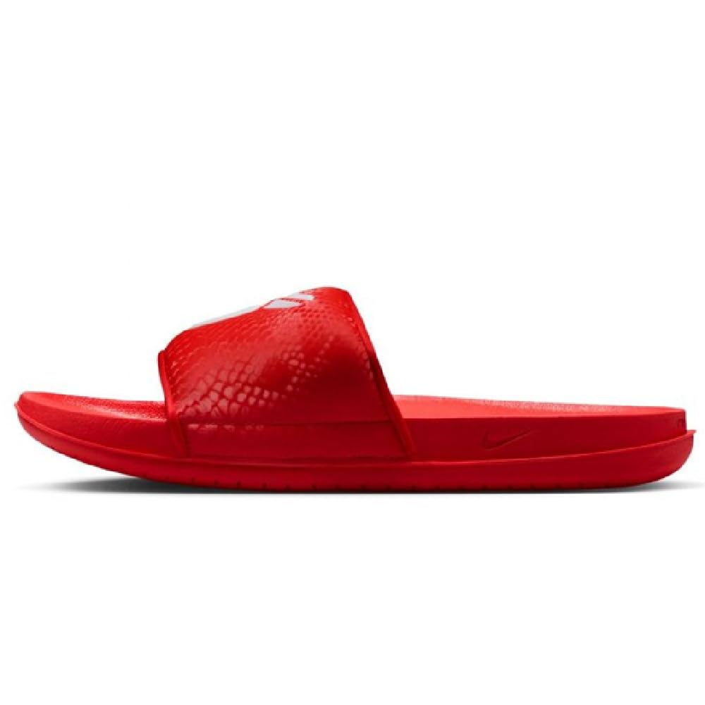 Mens Slides Kobe Offcourt Vibrant University Red White Sandals