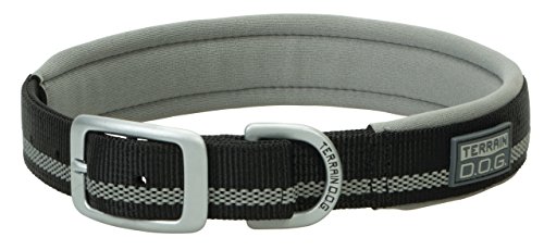 Terrain D.O.G. Reflective Neoprene Dog Collar 23" Black
