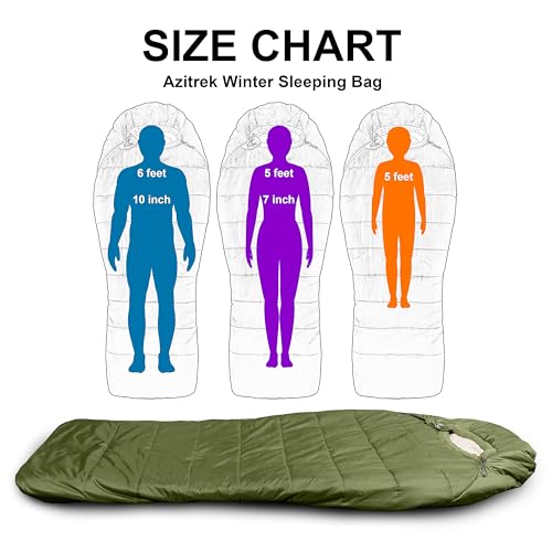 Azitrek AZ-0WSB 0 Degree Mummy Sleeping Bags thumb #3