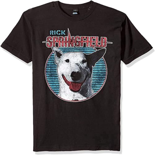 Photo de Rick Springfield Dog Circle Mens Soft T Shirt Size XXL