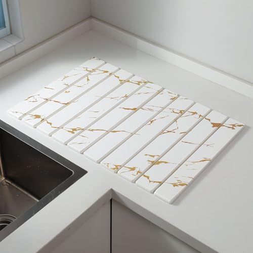 Tapis de séchage en pierre de sable pliable cuisine 7Leaf 40x30 - 3