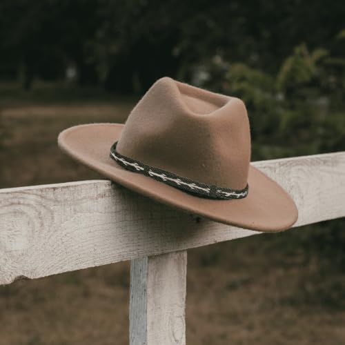 Image of Gamboa 100% Natural Horsehair Hat Bands for Cowboy and Panama Hats for Men and Women Western Hat Bands