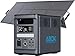 ABOK Ark2000 Powerstation mit 200 W Solarpanel, 1536 Wh LiFePO4, erweiterbar bis 4,6 kWh, 1,3 Std. Schnellladung, 2000 W AC Solargenerator mit USV & App für Camping, Notfälle & Wohnmobil