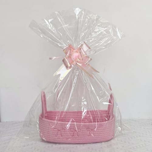 Panier en corde de coton de 35 cm avec beaucoup d'espace pour petits objets