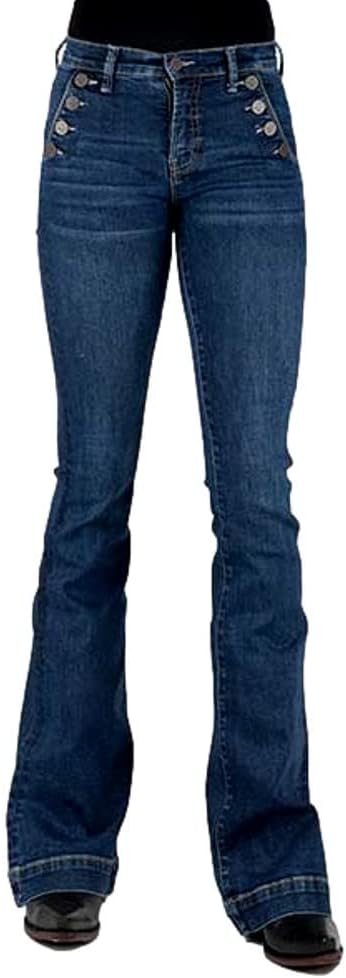 Tin Haul Western Jeans Womens Libby Fit Blue 10-054-0595-0105 BU