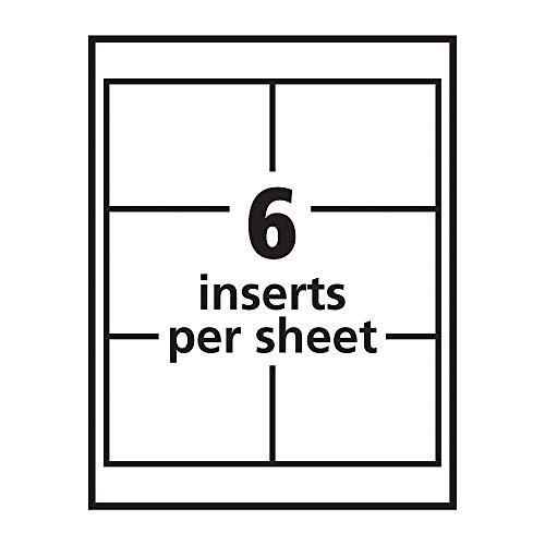 Avery Customizable Name Badge Clips, 3" X 4", White, 100 Printable Inserts And Badge Holders With Clips (74541) #TOP6