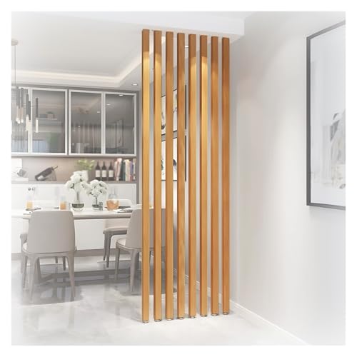 Cloison de séparation en bois amovible suspendue sol plafond 120 cm
