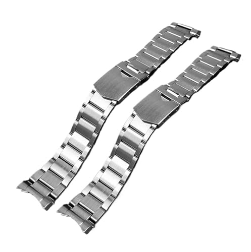 Bracelet montre Qicheng 22mm en acier anti-chute avec boucle CHAMPLE robuste - 3