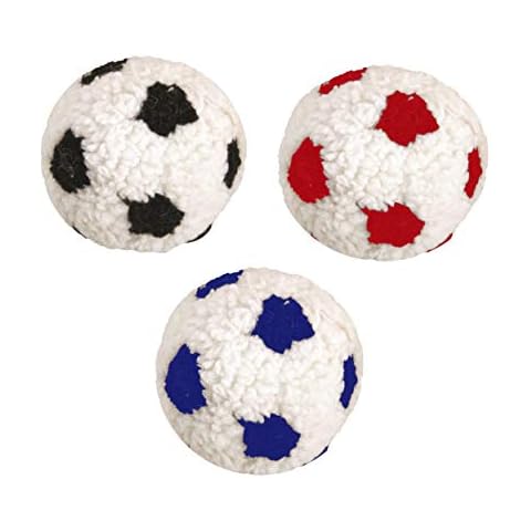 Dog Life Plush Berber Football with Squeaker Cover