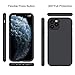 Miracase Liquid Silicone Case Compatible with iPhone 11 Pro 5.8 inch(2019), Gel Rubber Full Body Protection Shockproof Cover Case Drop Protection Case(Black)