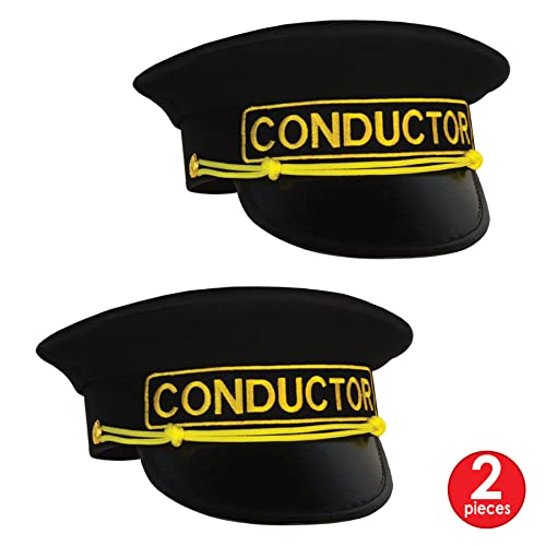 Conductor Hat Pack of 2 by Beistle - Image 4