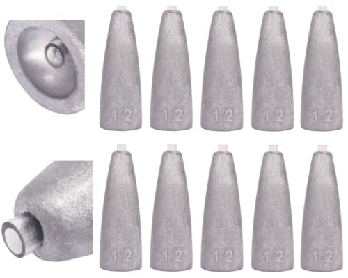 YZD バレットシンカー 14g 1/2oz【10個】(保護チューブ入り)
